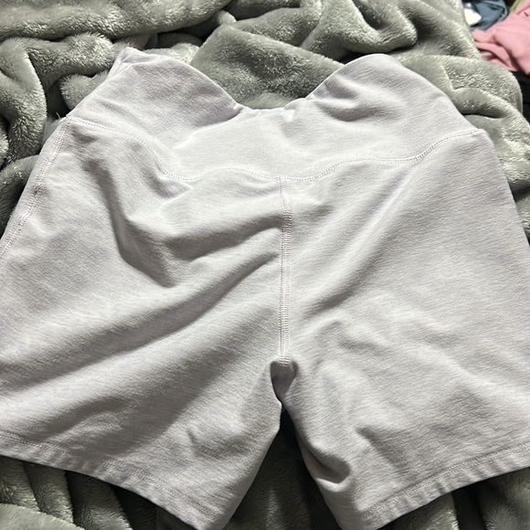 Women’s Purple cross front shorts - Picture 3 of 4